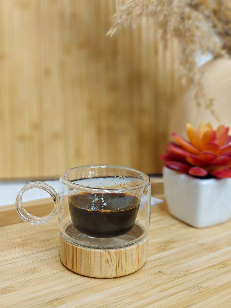 Shop Coffee double parois en bambou