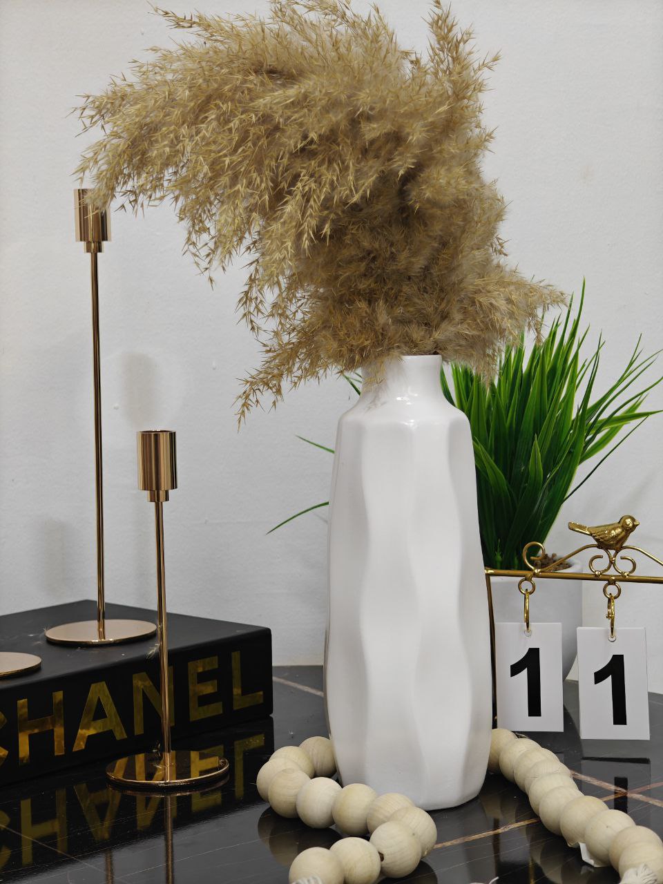 Vase blanc vide n02