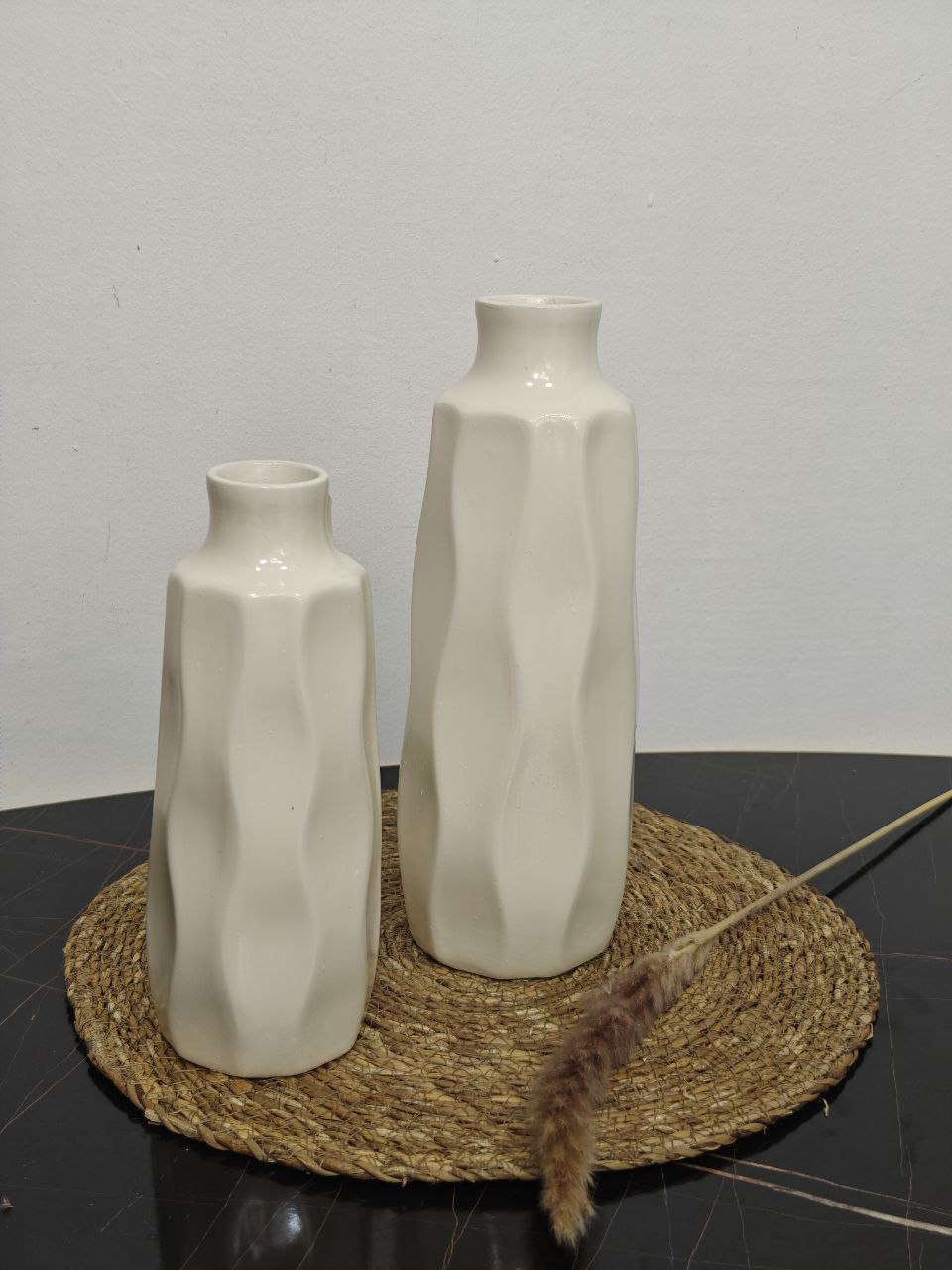 Vase blanc vide n02