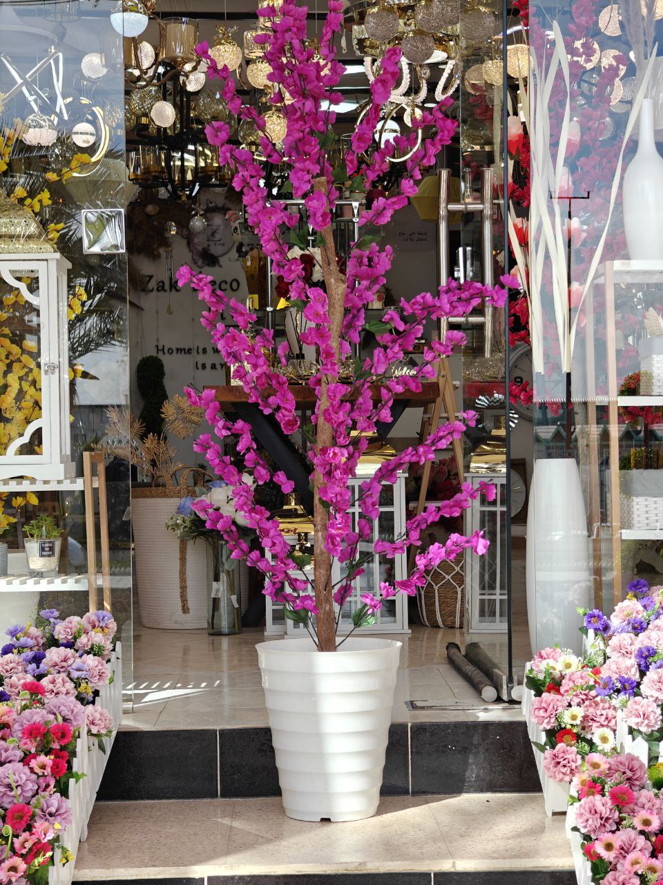 Plante artificielle a fleurs 1.70 cm