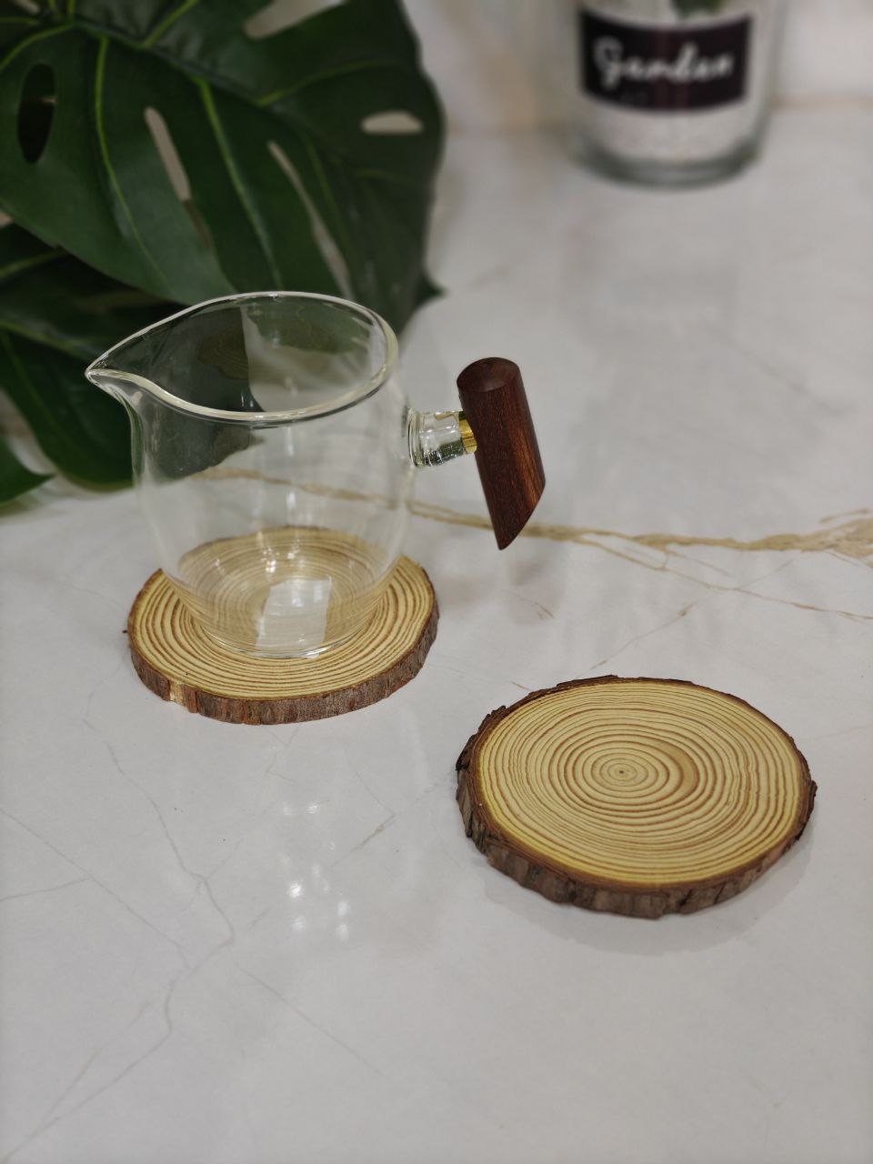 Sous tasse bois