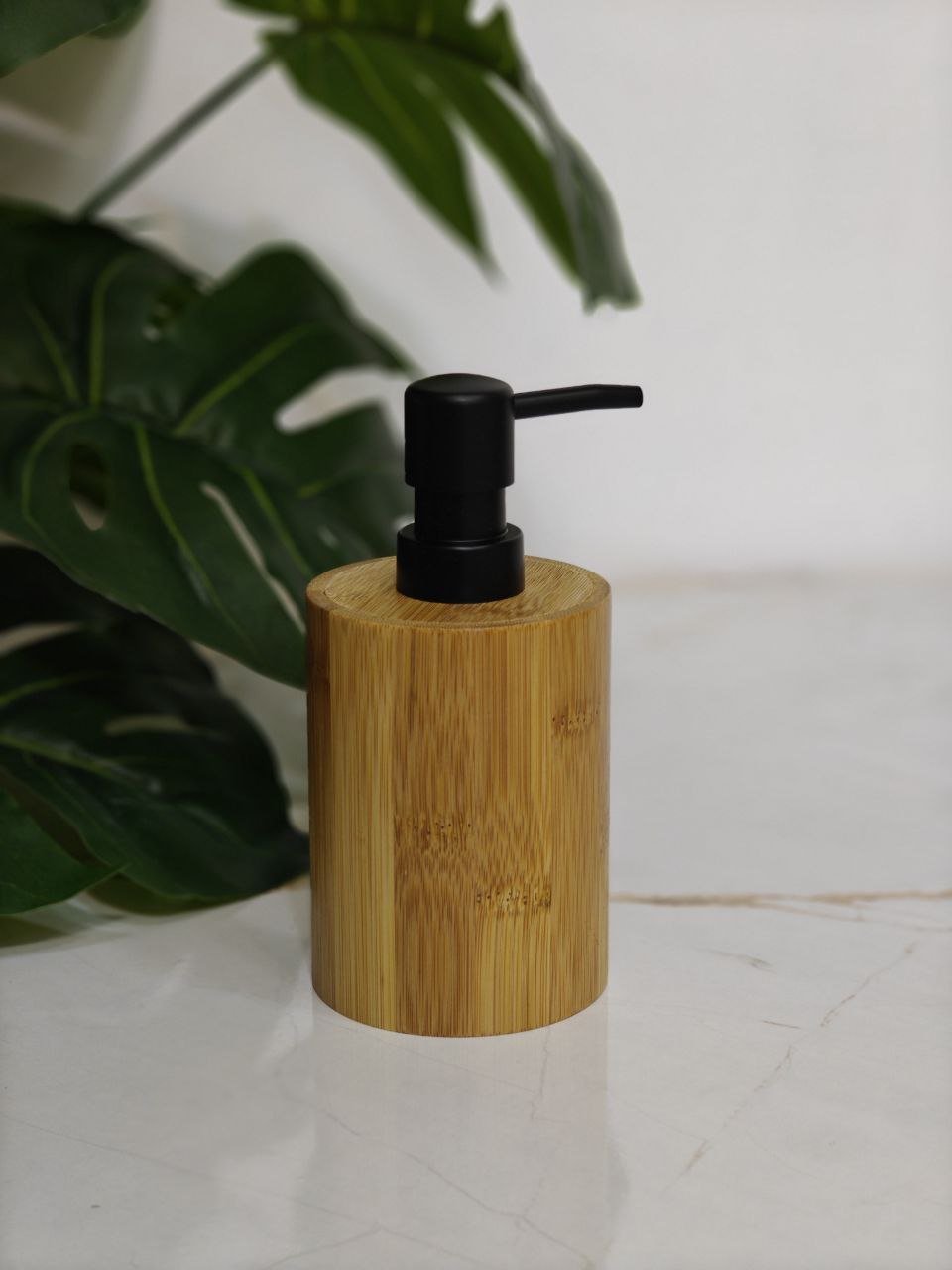 Porte savon liquide en bambou