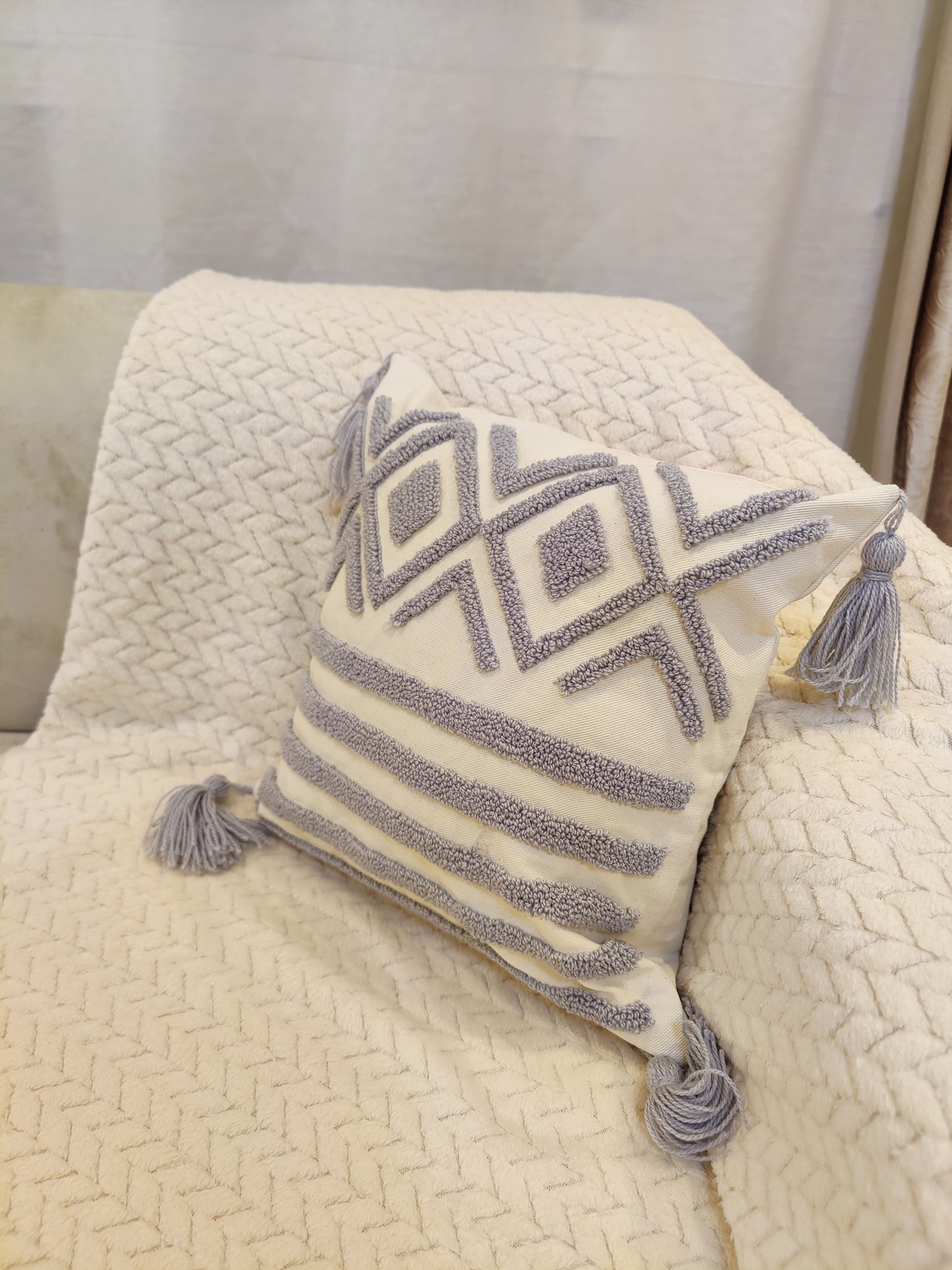Coussin pic pic gris ( vide )