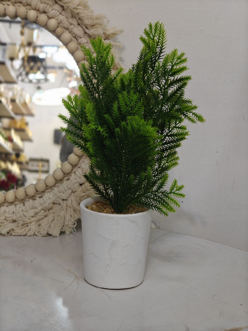 Plante artificielle blanc 012