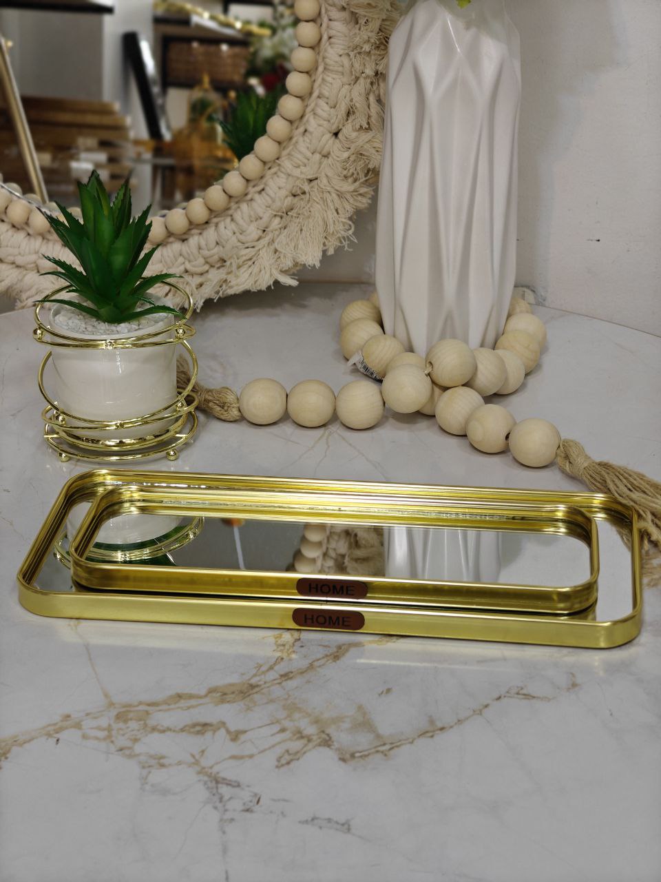 Plateau miroir rectangulaire smp