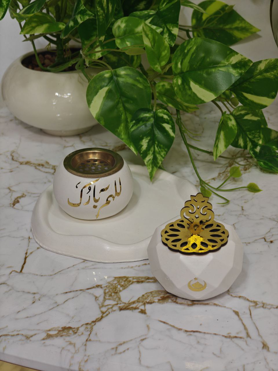 Box bakhara blanc
