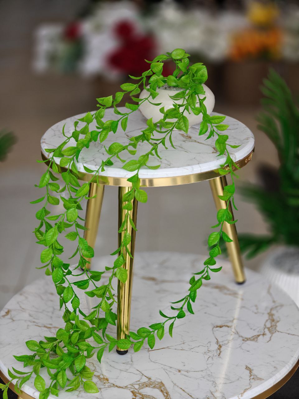 Plante artificielle pot en verre