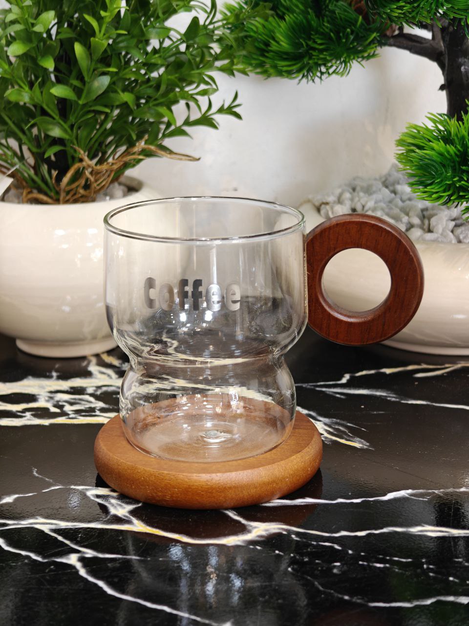 Shop avec bras et support bambou