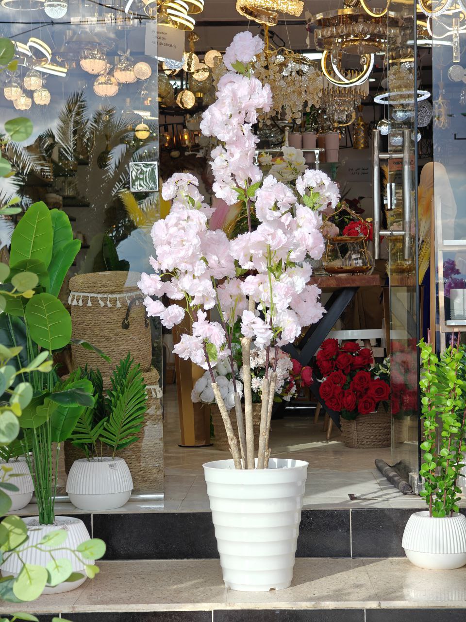 Plante artificiel a fleurs