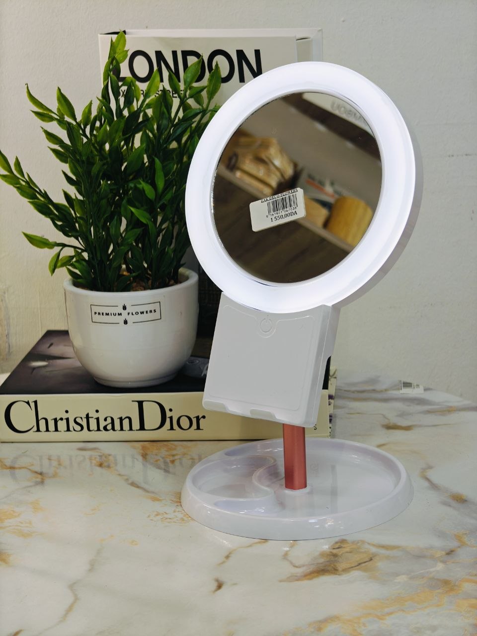 Miroir led blanc rond