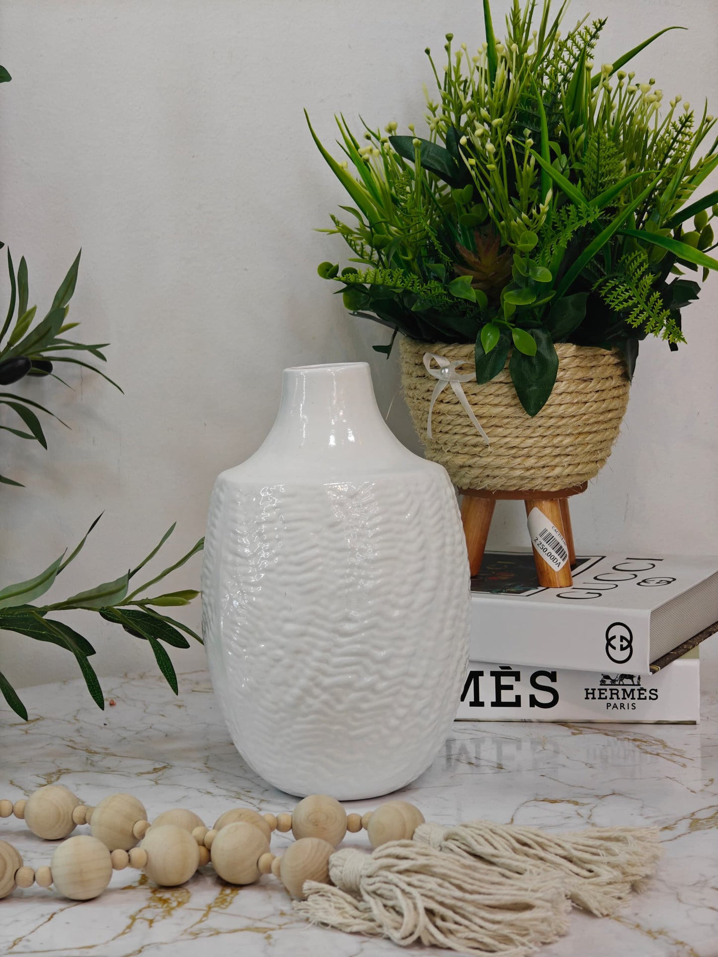 Vase ovale céramique