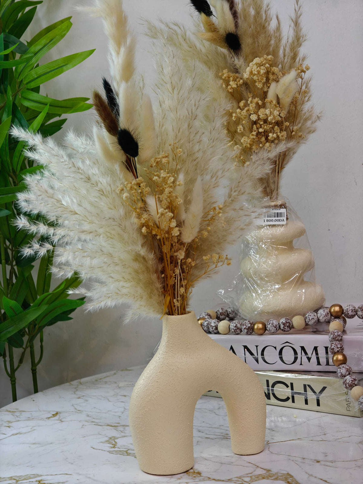 Vase beige 054
