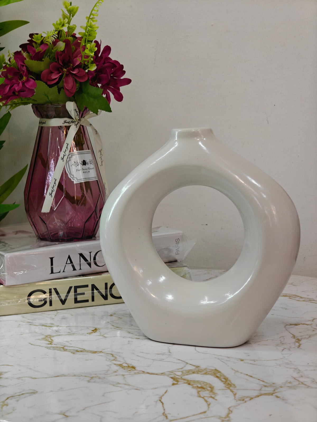 Vase céramique donut