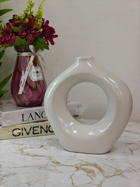 Vase céramique donut