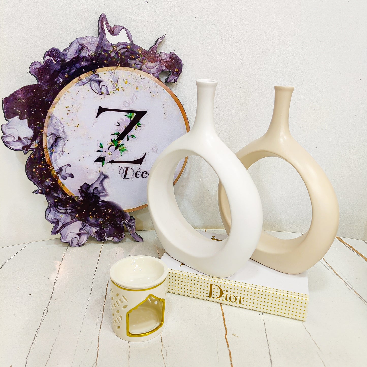 Vase céramique donut nnv