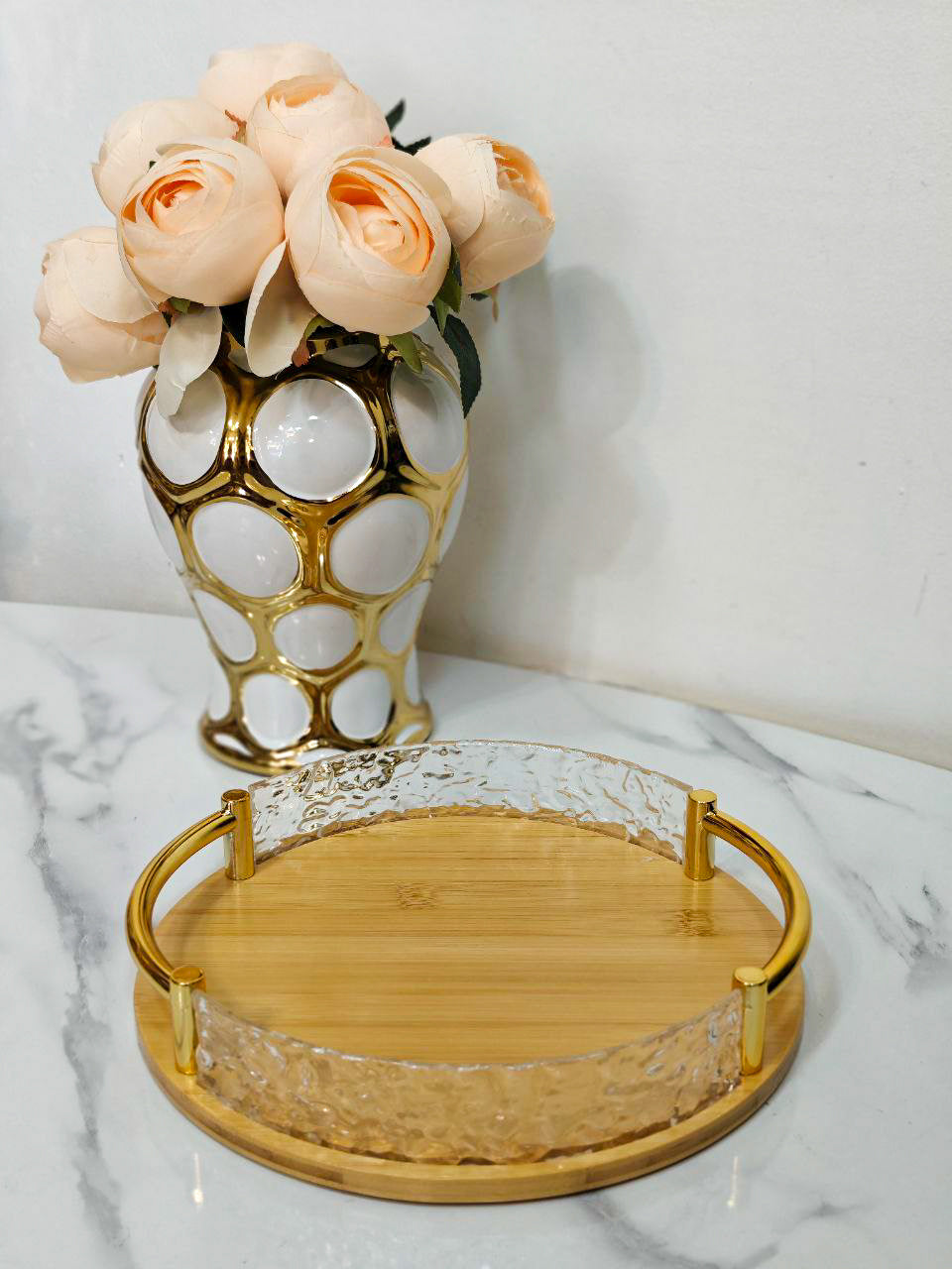 Plateau bambou cristal