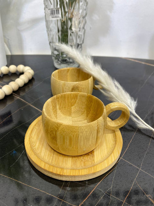 Shop coffé en bambou ( sans sous tasse )