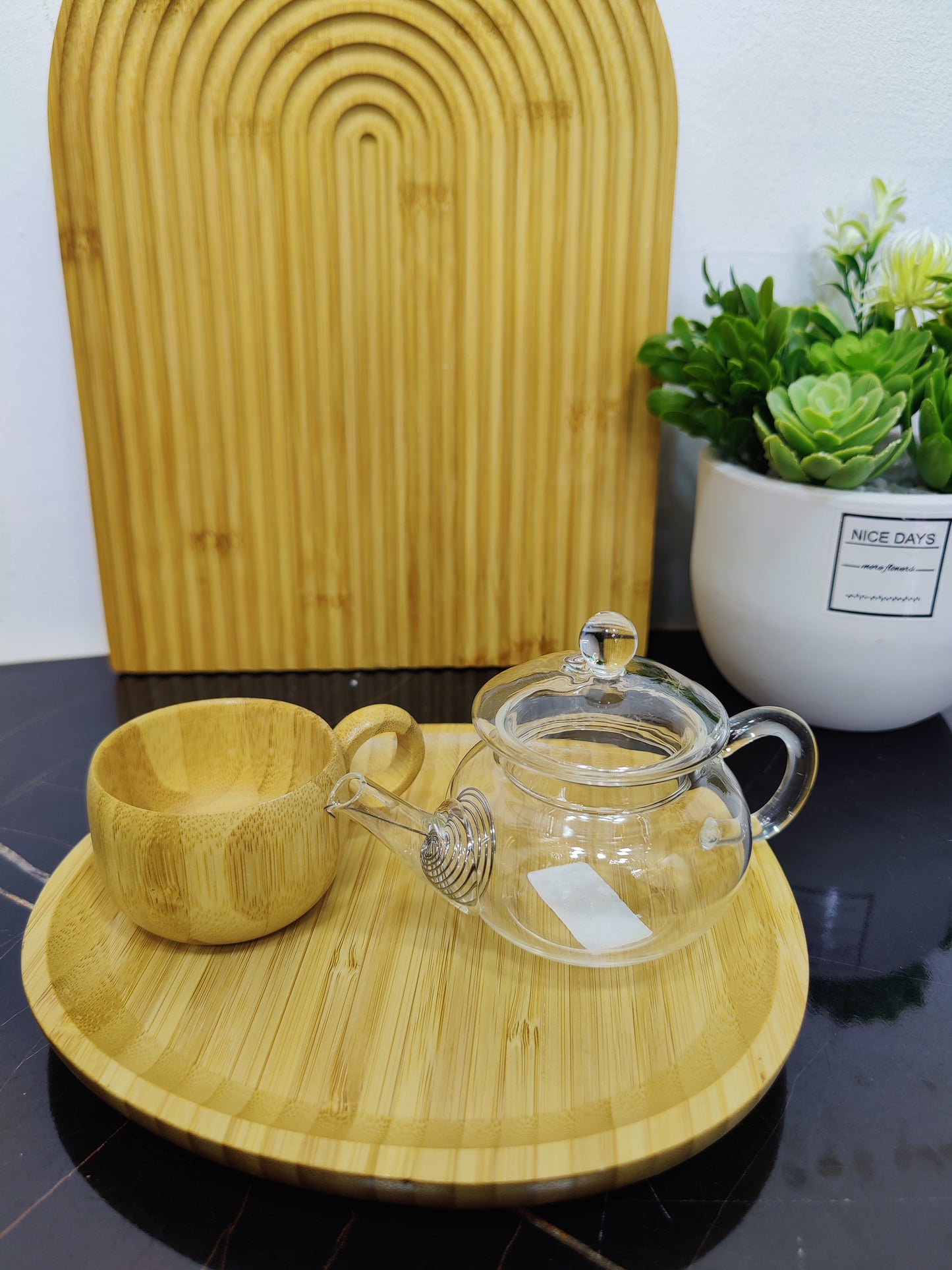 Mini théière transparent