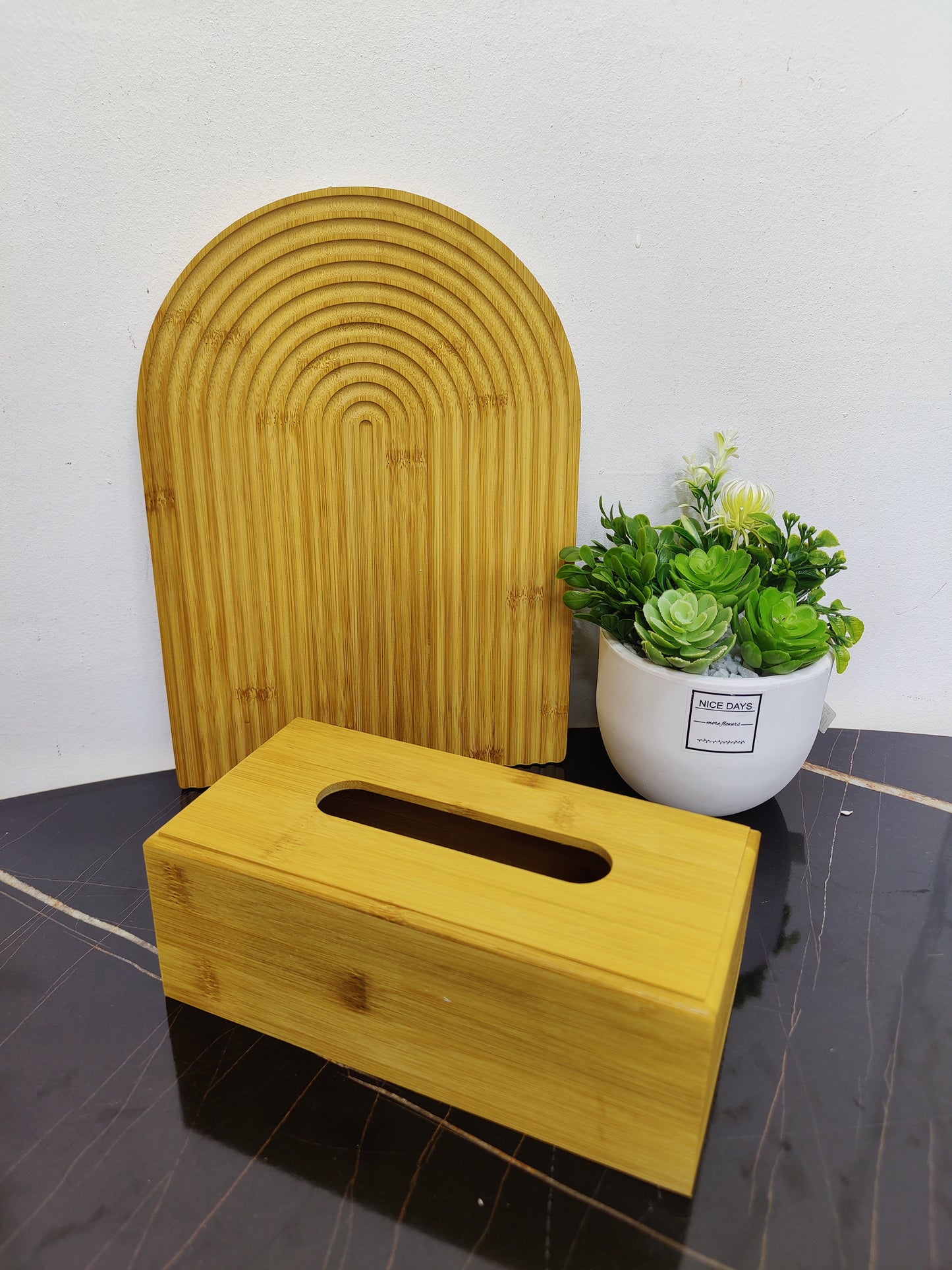 Porte papier bambou
