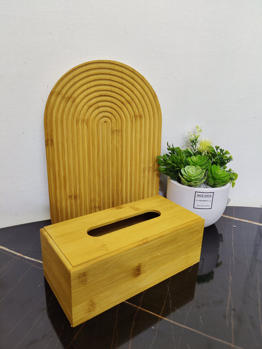 Porte papier bambou