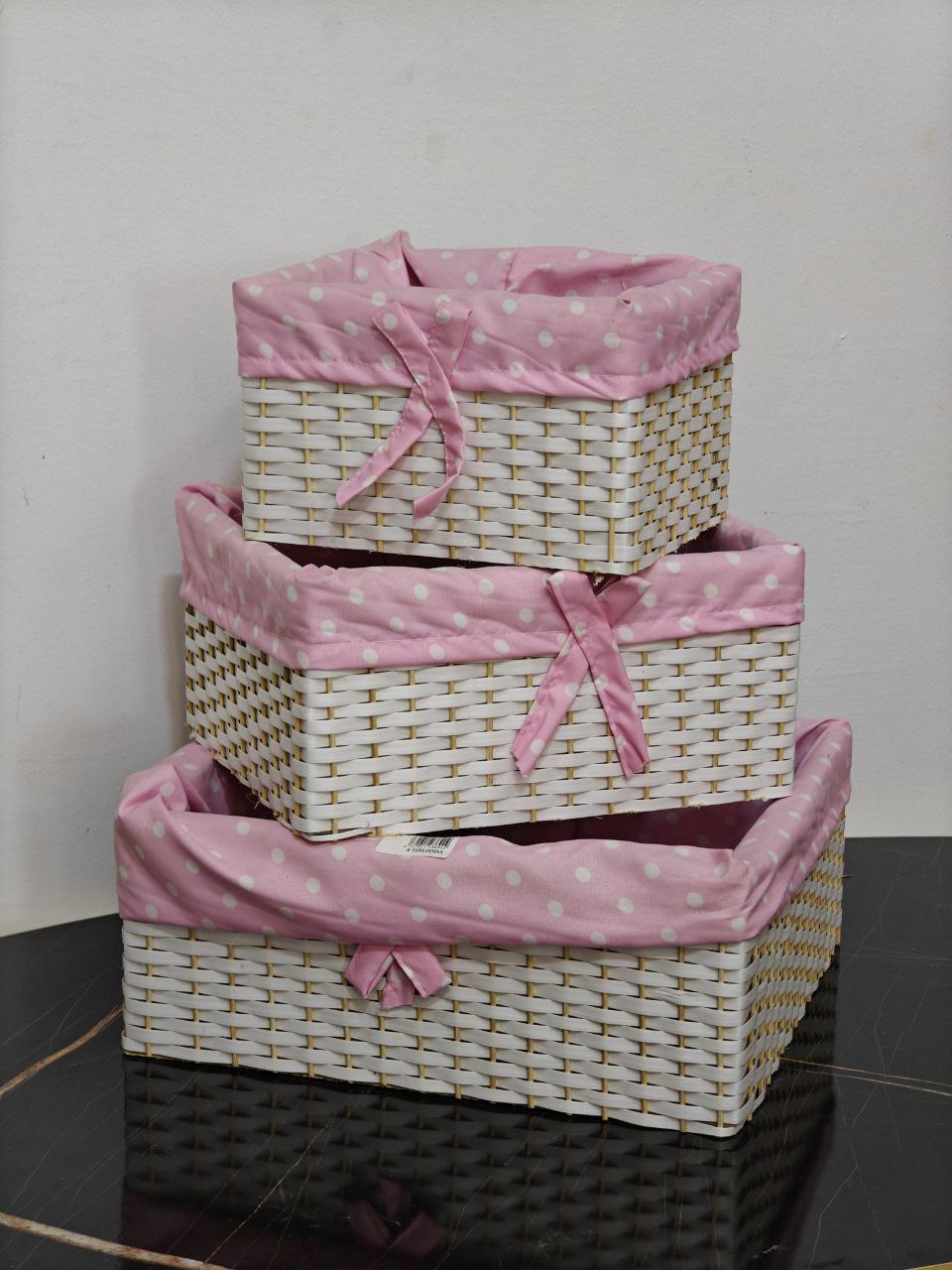 Panier rectangulaire 3 pièces