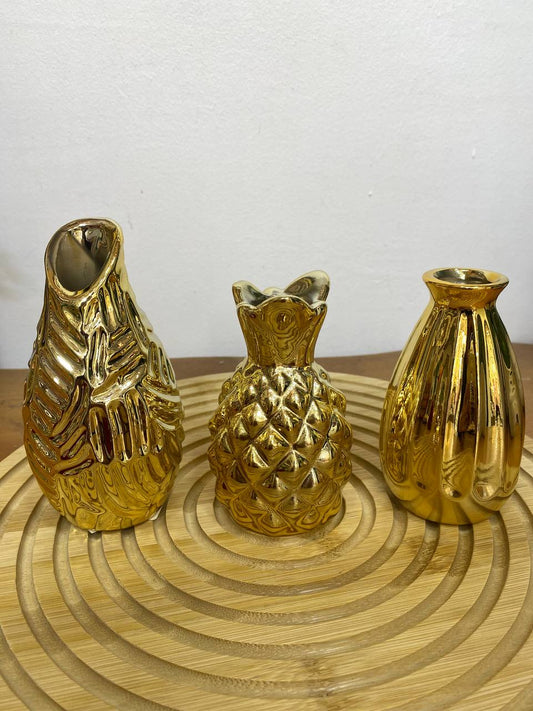 Mini vase doré ( vase vide )