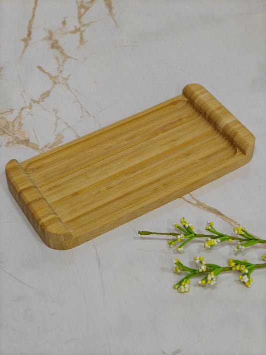 Plateau rectangulaire en bambou nv032