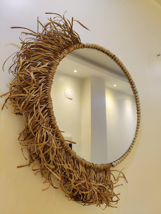 Miroir rafia 02