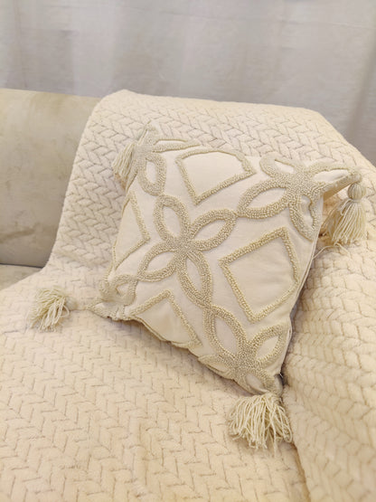 Coussin pic pic beige ( vide )