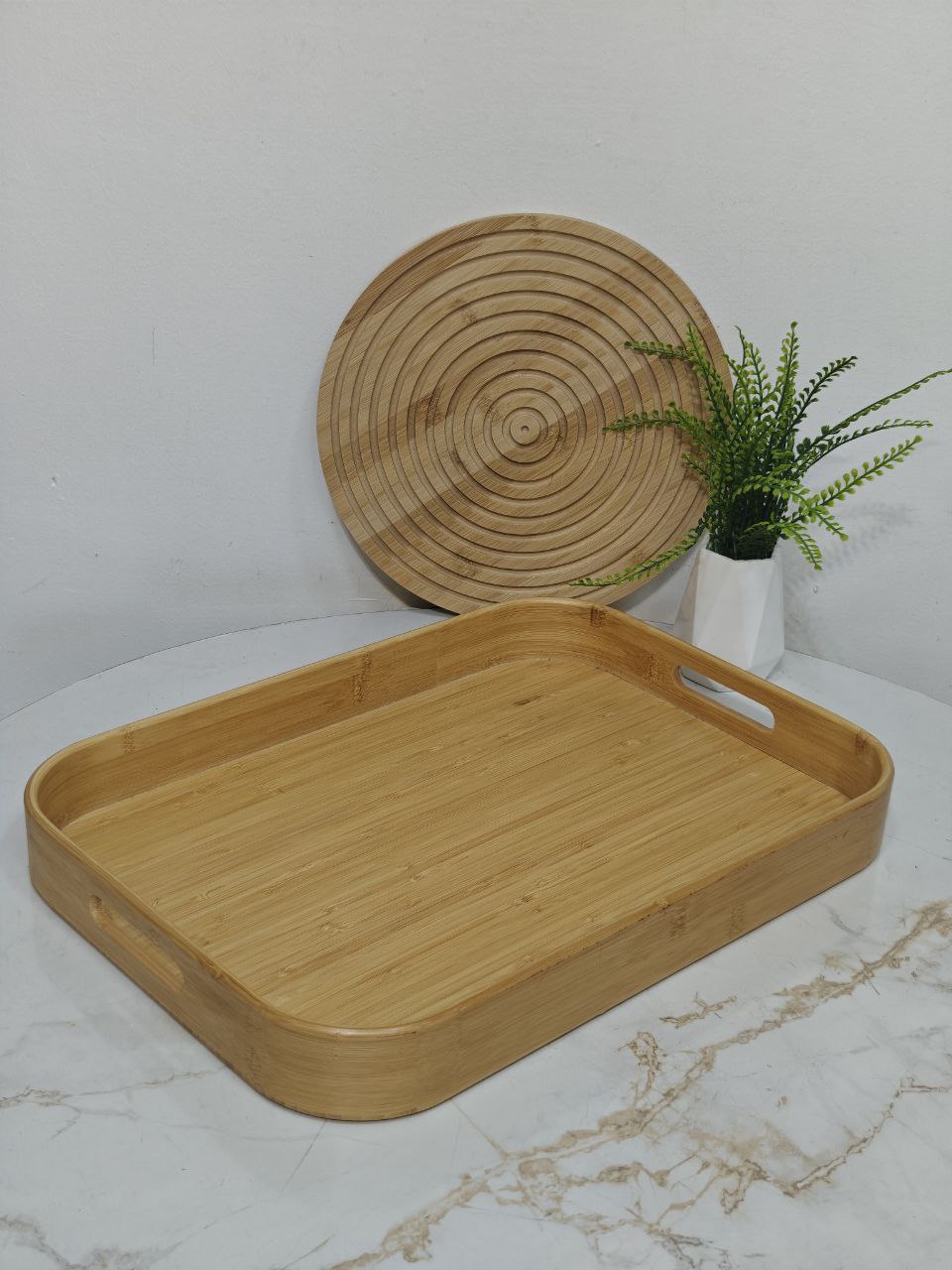 Plateau bambou rectangulaire 0123
