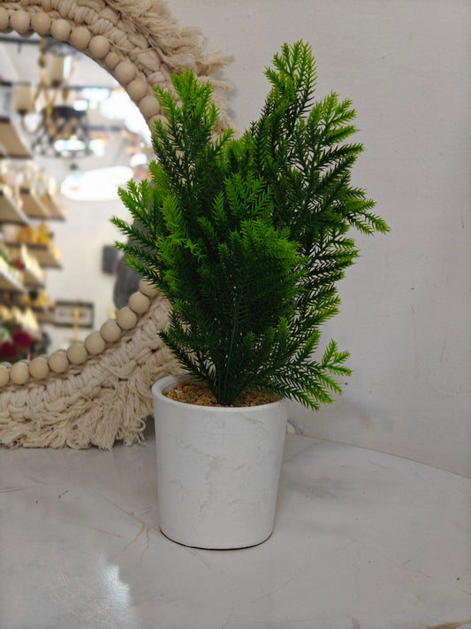 Plante artificielle blanc 012