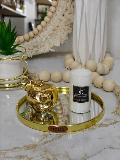 Plateau miroir rond smp