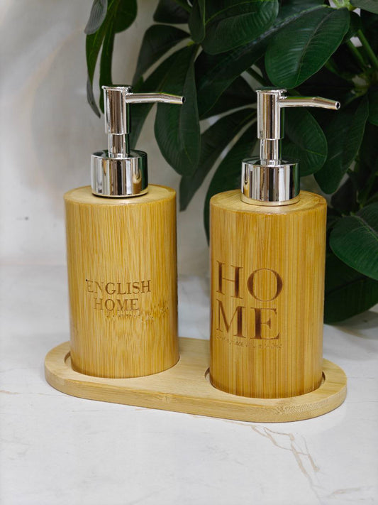 Porte savon liquide bambou