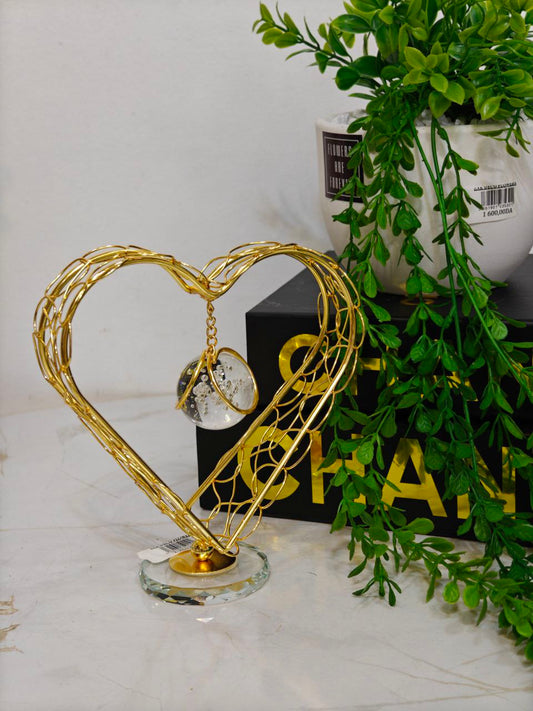 Décoration doré boule cristal