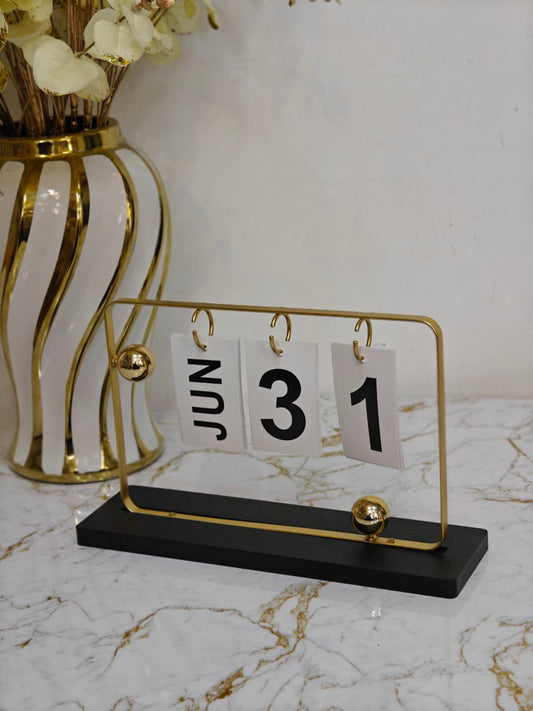 Calendrier base noir