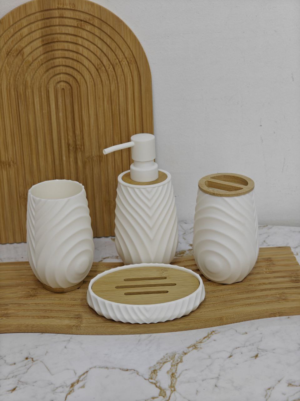 Set de bain incassable 4 pcs