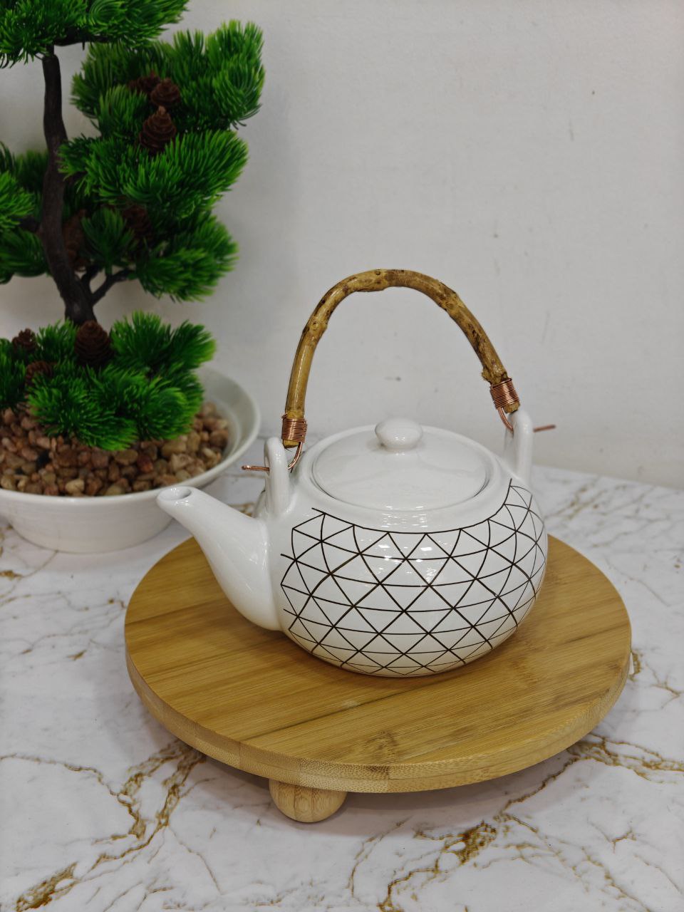 Théière en verre