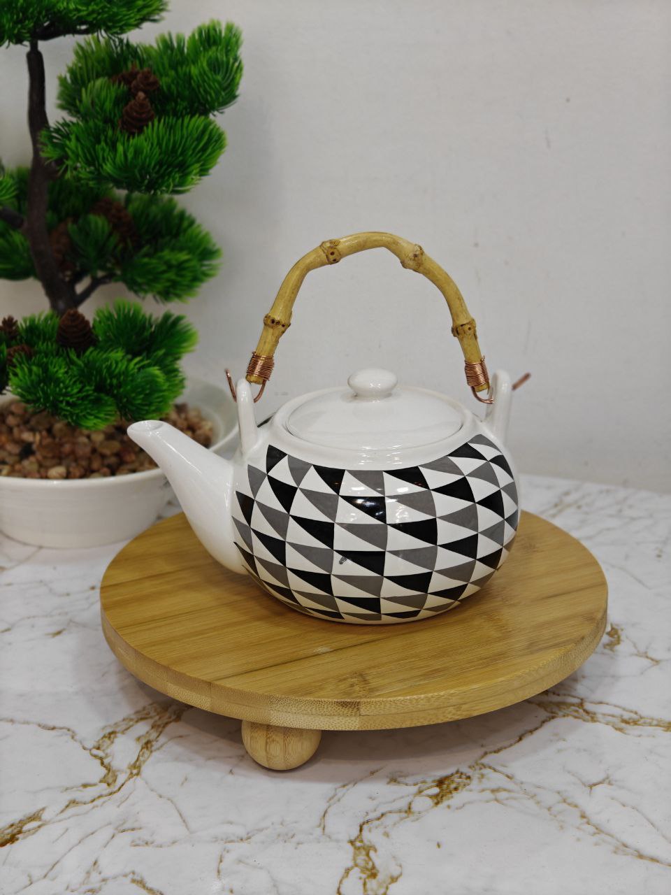 Théière en verre