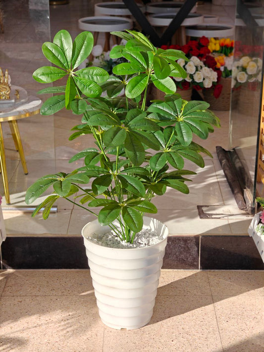 Plante artificielle Pot blanc