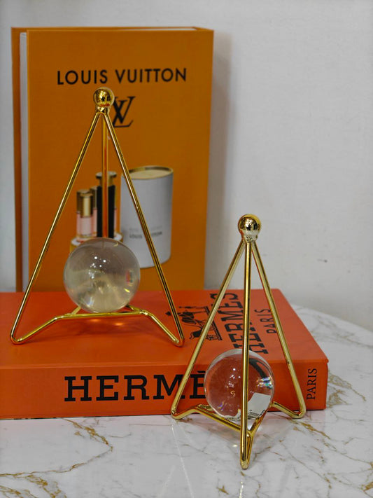 Boule cristal pyramide