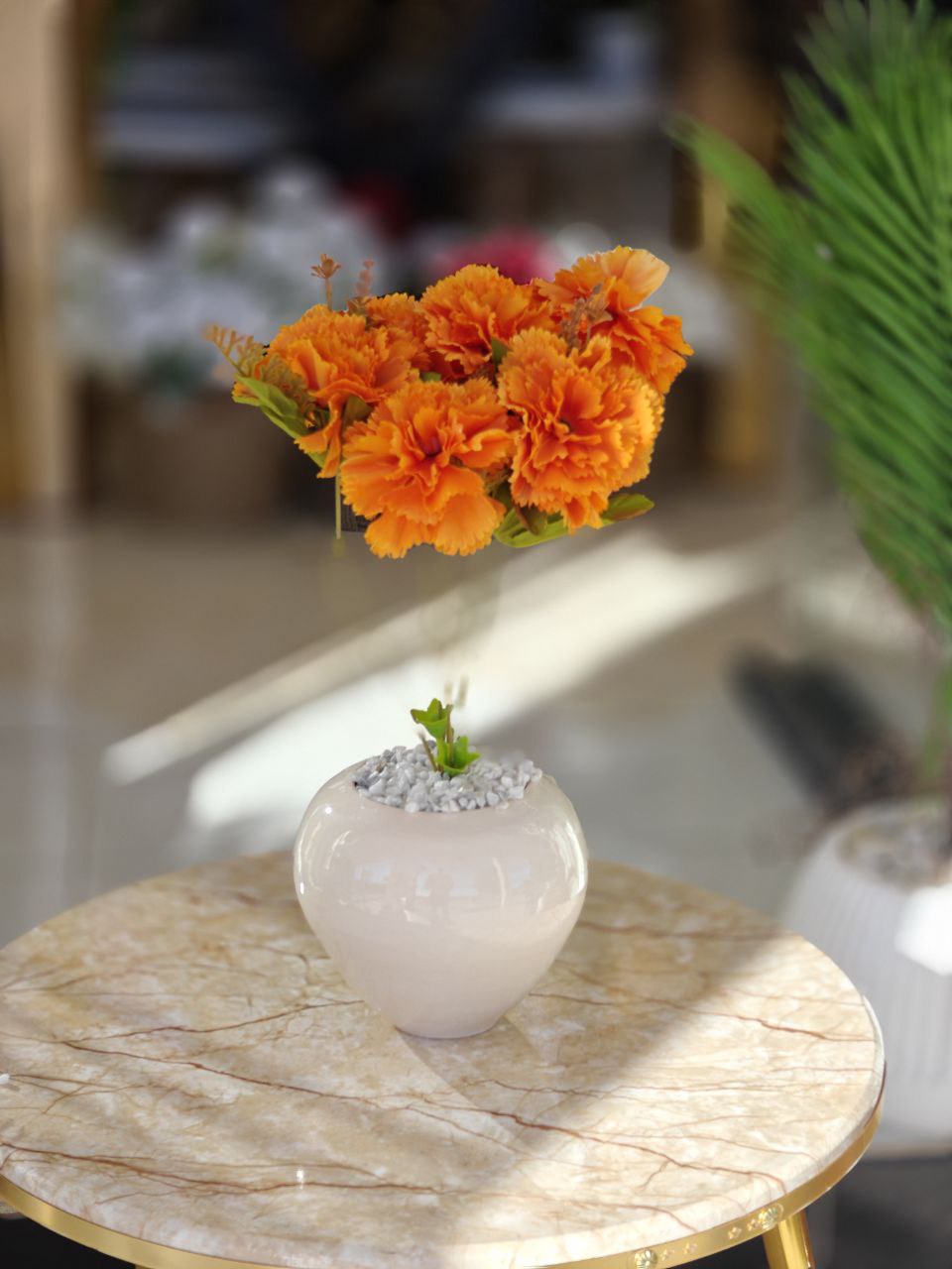 Plante artificielle a fleurs