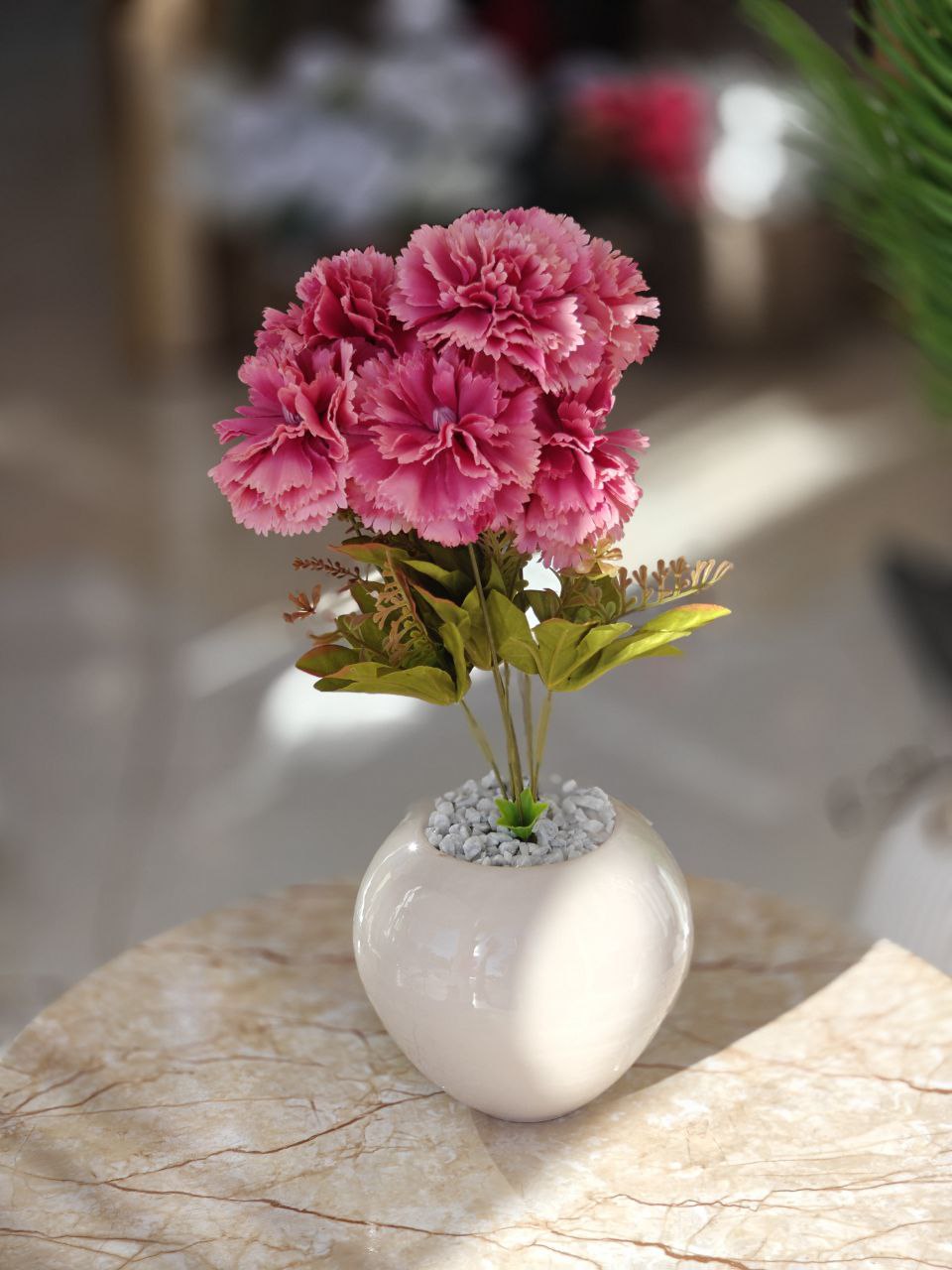 Plante artificielle a fleurs