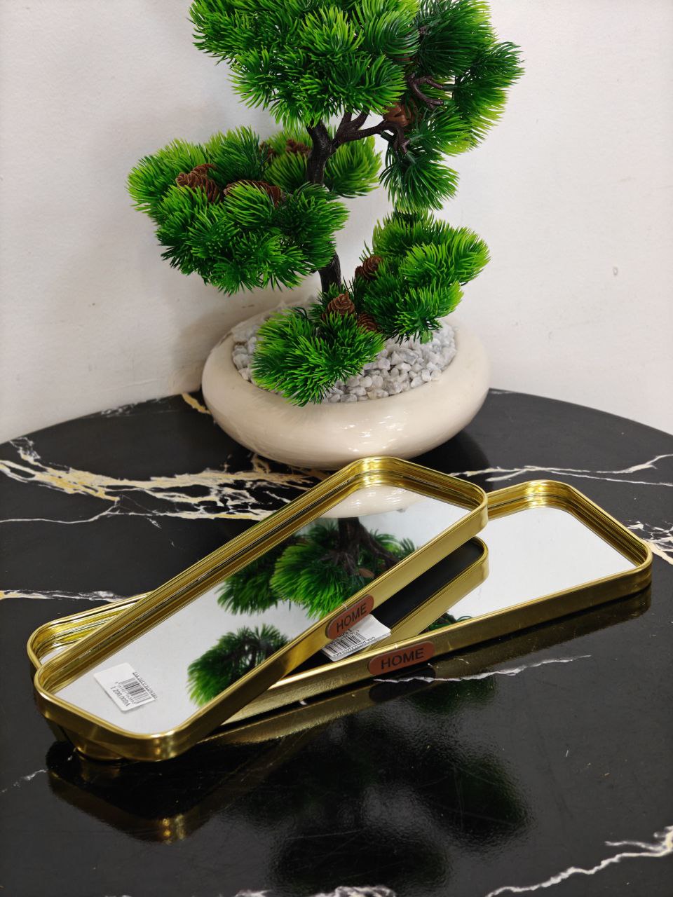 Plateau miroir rectangulaire smp