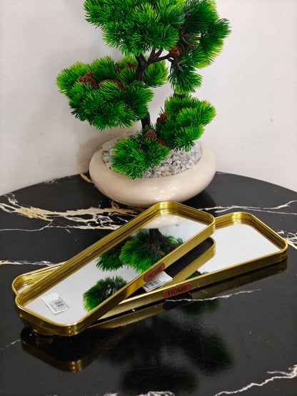 Plateau miroir rectangulaire smp