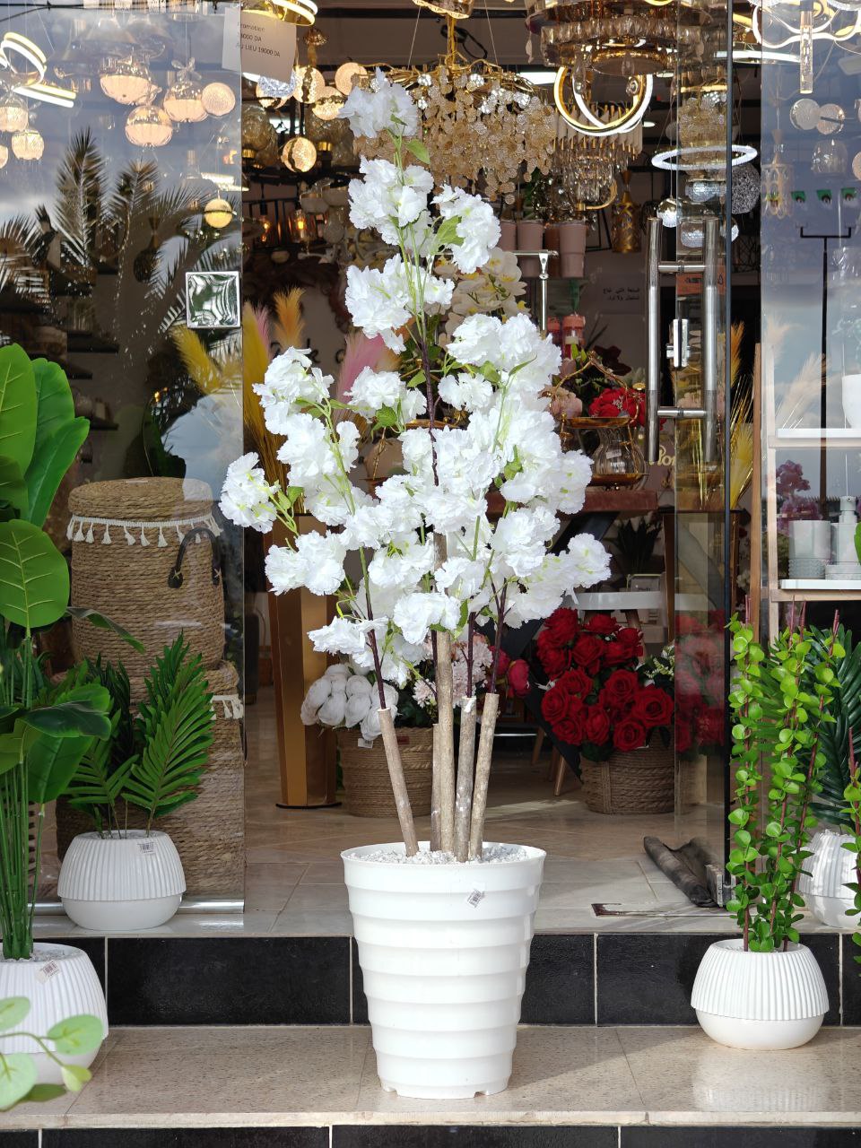 Plante artificiel a fleurs