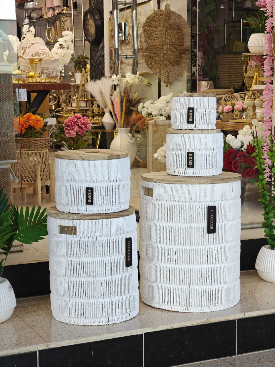 Panier a linge couverture bois