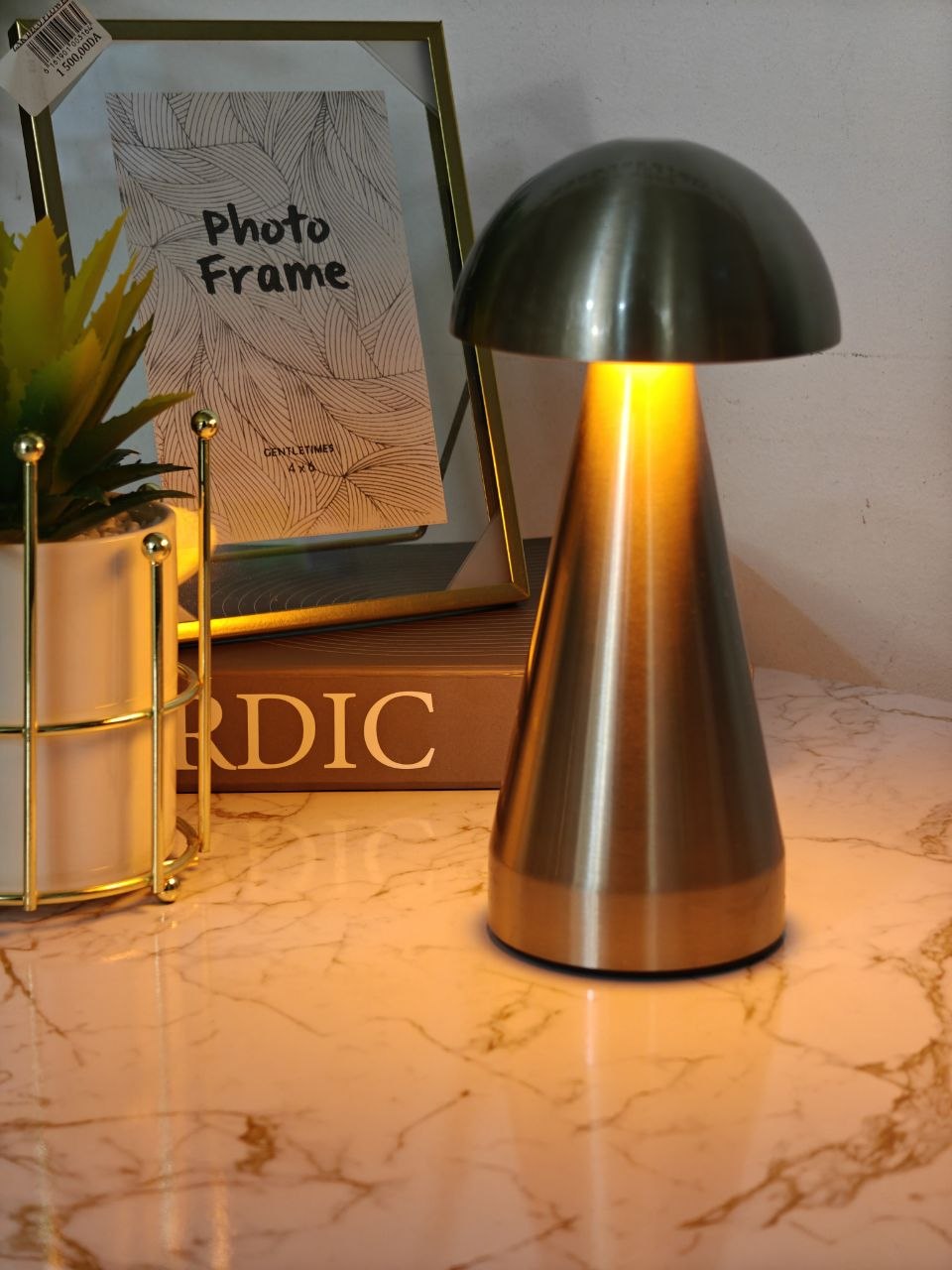 Veilleuse champignon 3 position rechargeable sans fils