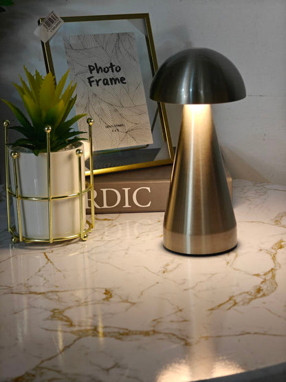 Veilleuse champignon 3 position rechargeable sans fils
