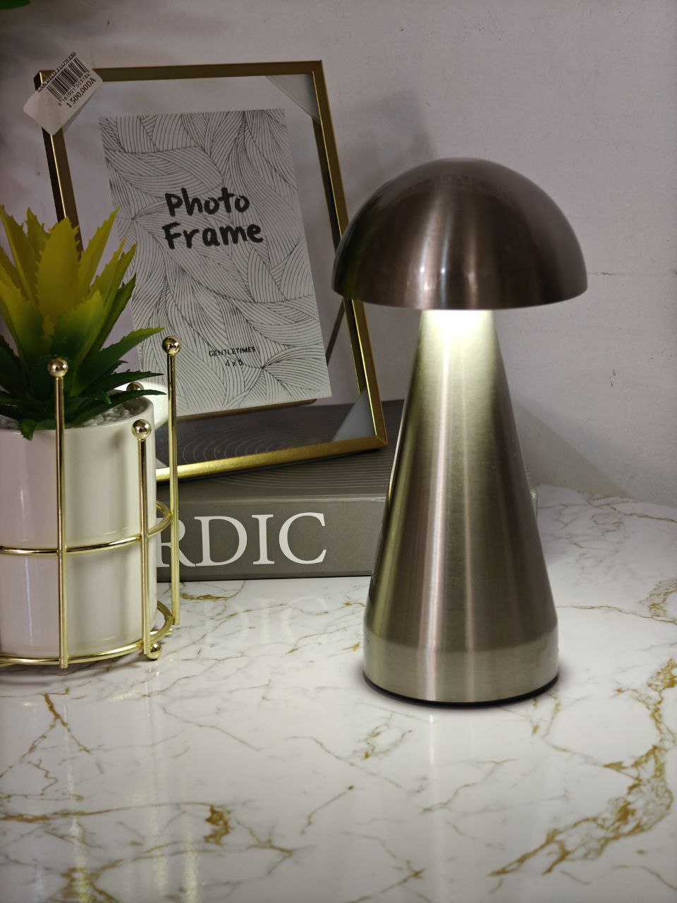 Veilleuse champignon 3 position rechargeable sans fils