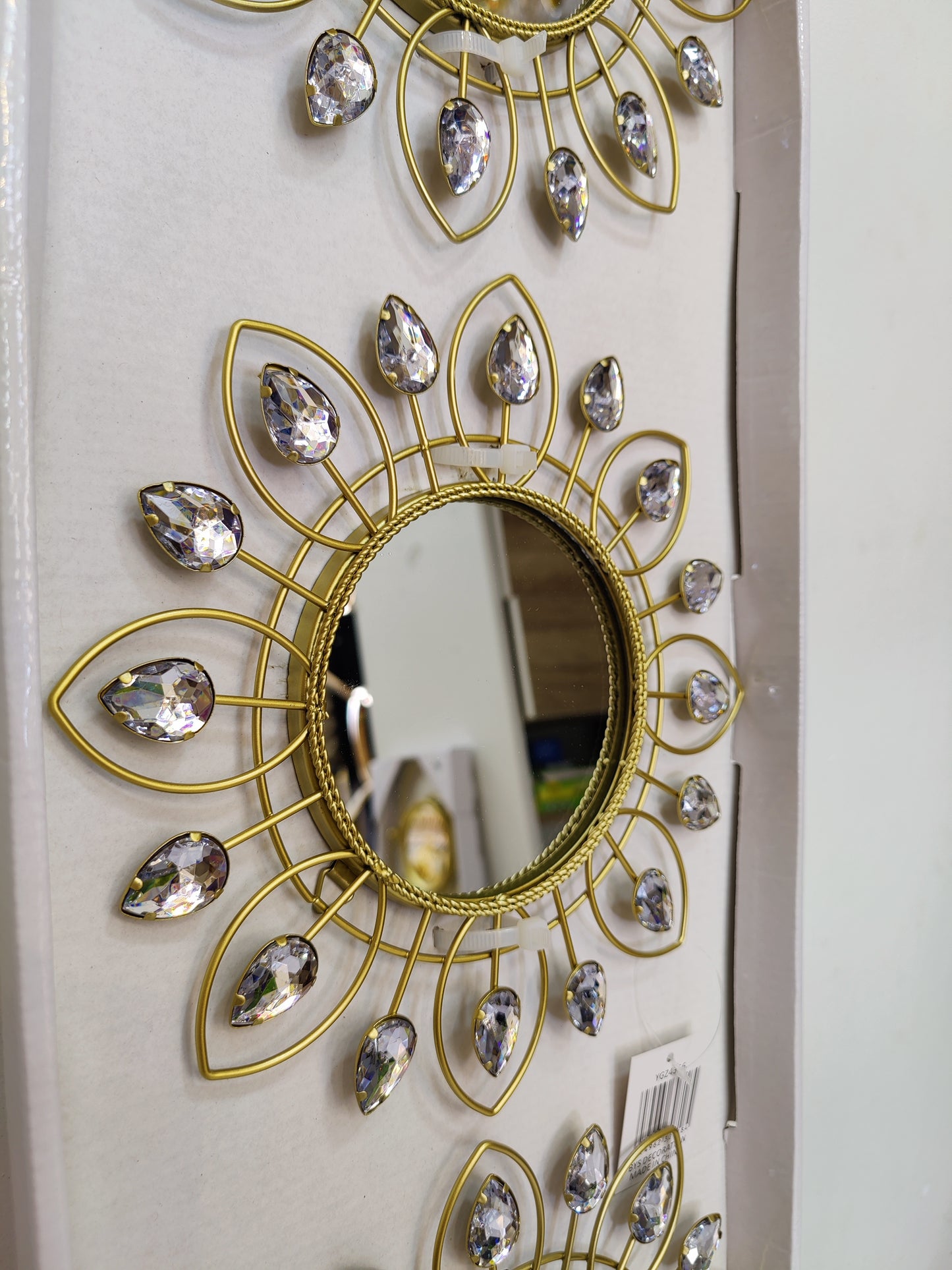 Miroir cristal 3 pièces